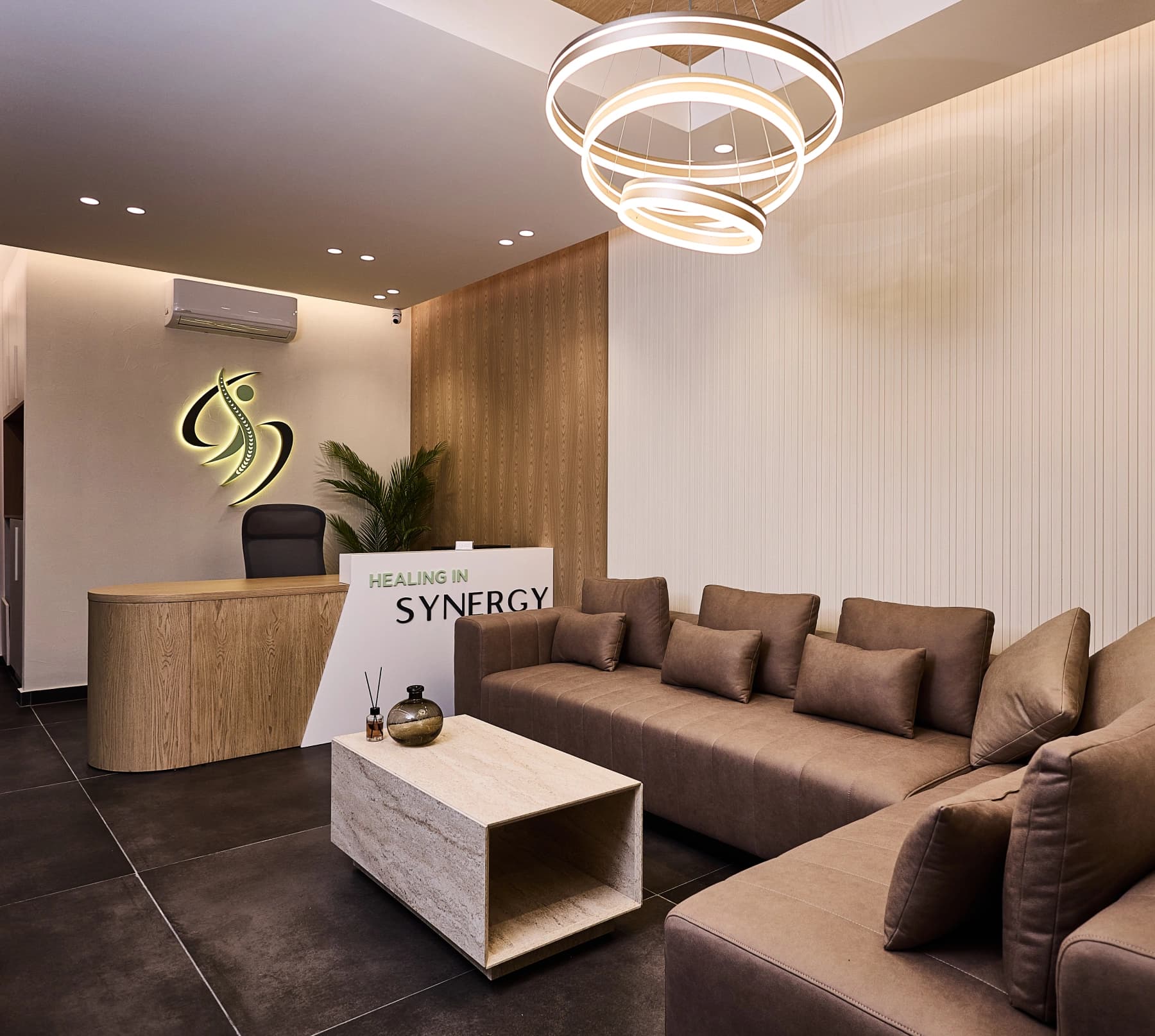 Synergy Clinic lobby and waiting area